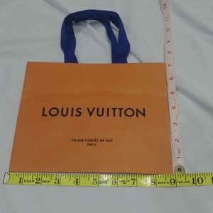 Authentic Louis Vuitton gift bag paper Size Small 7"x9"